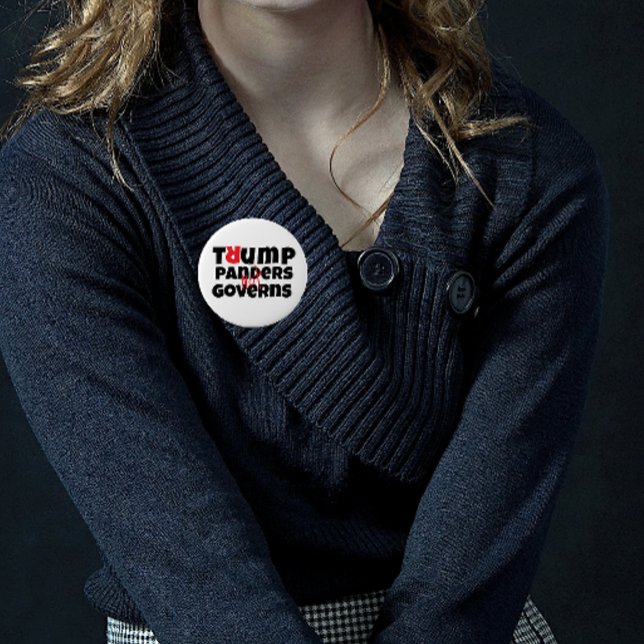 Chapa Redonda De 10 Cm Slogan de protesta anti trump rojo negro (Subido por el creador)