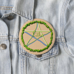 Chapa Redonda De 10 Cm Solsticio de verano