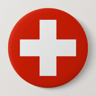 Chapa Redonda De 10 Cm Suiza, Suiza