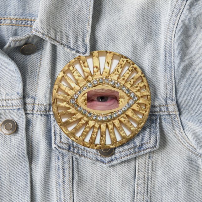 CHAPA REDONDA DE 10 CM TALISMÁN DE TRUMP (In situ)