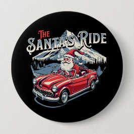 Chapa Redonda De 10 Cm the santa's ride.