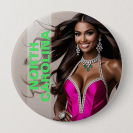 Chapa Redonda De 10 Cm The Ultimate Pageant Button Pin