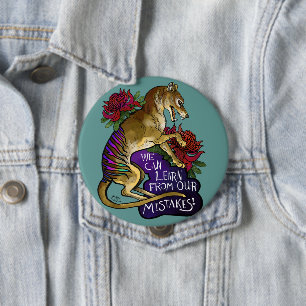 Chapa Redonda De 10 Cm Thilacine Podemos aprender