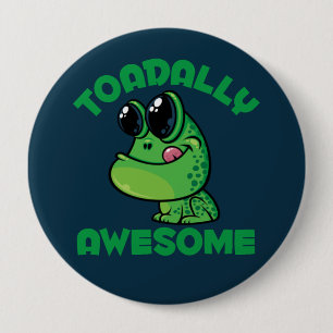 Chapa Redonda De 10 Cm Toad Personalizado feliz y asombroso