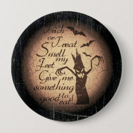 Chapa Redonda De 10 Cm Truco o trato