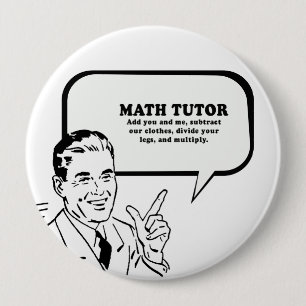 CHAPA REDONDA DE 10 CM TUTOR DE MATEMÁTICA