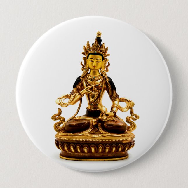 Chapa Redonda De 10 Cm Vajrasattva (Anverso)