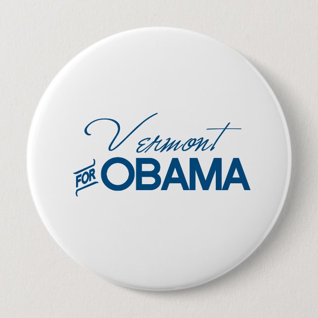 Chapa Redonda De 10 Cm Vermont para Obama -.png (Anverso)