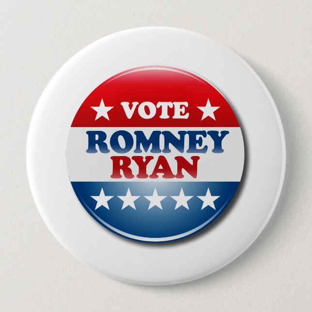 Chapa Redonda De 10 Cm VOTE A ROMNEY RYAN VP ROUND.png (Anverso)