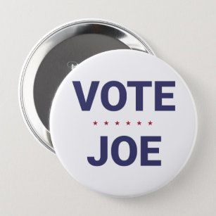 Chapa Redonda De 10 Cm Vote Joe (elecciones de 2020 en los Estados Unidos