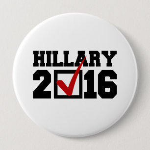 Chapa Redonda De 10 Cm VOTO PARA HILLARY 2016.png