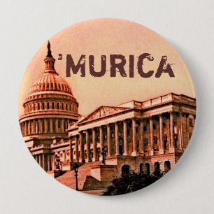 Chapa Redonda De 10 Cm Washington DC Murica América 1900 del edificio de