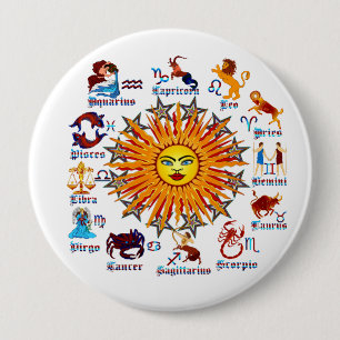 Chapa Redonda De 10 Cm Zodiac-Signs-All-V-1