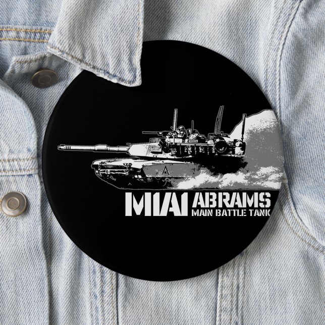 Chapa Redonda De 15 Cm Abrams M1 (In situ)