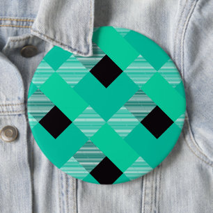 Chapa Redonda De 15 Cm Abstracción geométrica cuadrada 10