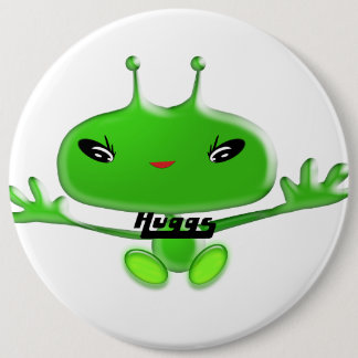 Chapa Redonda De 15 Cm Aliens Huggs