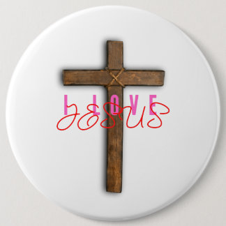 Chapa Redonda De 15 Cm Amo a las mujeres de Jesús