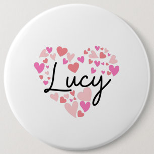 Chapa Redonda De 15 Cm Amo a Lucy