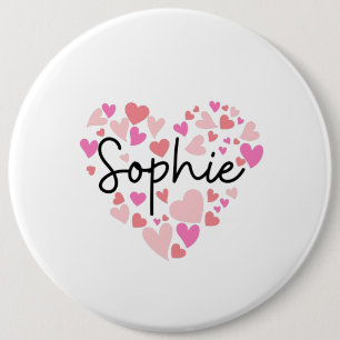 Chapa Redonda De 15 Cm Amo a Sophie