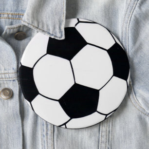 Chapa Redonda De 15 Cm Amo el fútbol (soccer) Corazón del Juego: Me encan