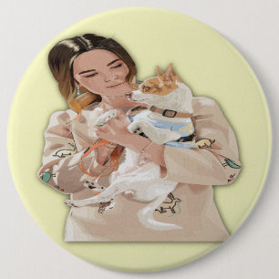 Chapa Redonda De 15 Cm Añadir imagen personalizada