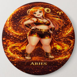 Chapa Redonda De 15 Cm Archivo Galaxia: Aries Fénix