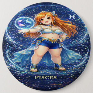 Chapa Redonda De 15 Cm Archivo Galaxia: Piscis Tejedora de Sueños