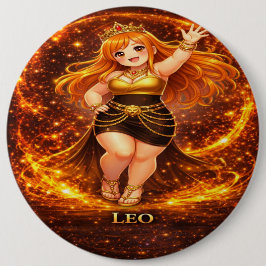 Chapa Redonda De 15 Cm Archivo Galaxia: Reina Solar Leo