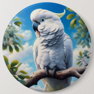 Chapa Redonda De 15 Cm Arte de Cockatoo