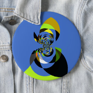 Chapa Redonda De 15 Cm Arte gráfico vectorial de mujer africana para impr