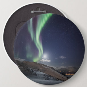 Chapa Redonda De 15 Cm Aurora boreal Noruega