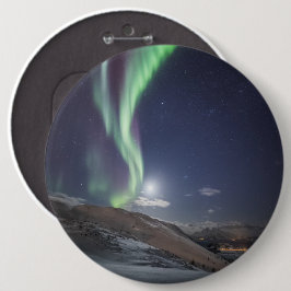 Chapa Redonda De 15 Cm Aurora Borealis Noruega