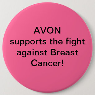 Chapa Redonda De 15 Cm Avon apoya la lucha contra cáncer de pecho