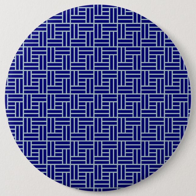 Chapa Redonda De 15 Cm Azul (Anverso)