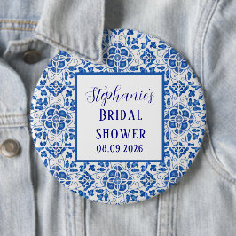 Chapa Redonda De 15 Cm Azulejos portugueses azul regalo de boda