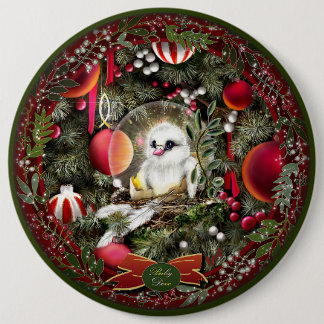 Chapa Redonda De 15 Cm Baby Dove