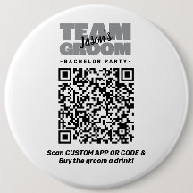 Bacheler Party QR Code Buy Bebe Equipo Groom 6"