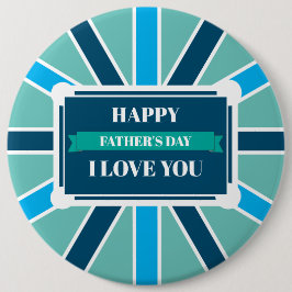 Chapa Redonda De 15 Cm Badge - Feliz Día del Padre