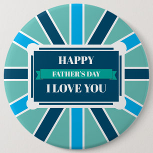 Chapa Redonda De 15 Cm Badge - Feliz Día del Padre