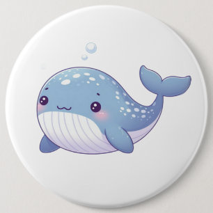 Chapa Redonda De 15 Cm Ballenas cutáneas, costeras y náuticas