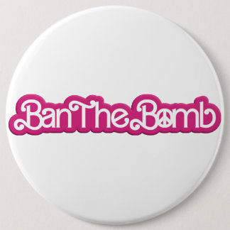 Chapa Redonda De 15 Cm Ban The Bomb ／＃Nobarbenheimer ／