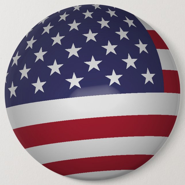 CHAPA REDONDA DE 15 CM BANDERA AMERICANA (Anverso)