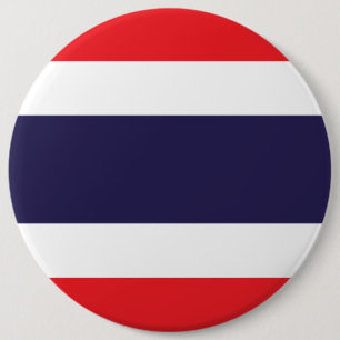 Chapa Redonda De 15 Cm Bandera de Tailandia