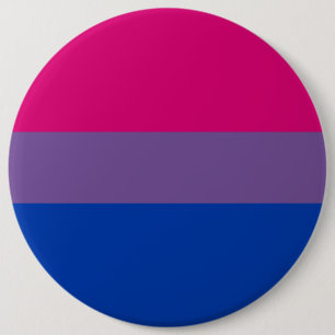 Chapa Redonda De 15 Cm Bandera del Orgullo Bisexual