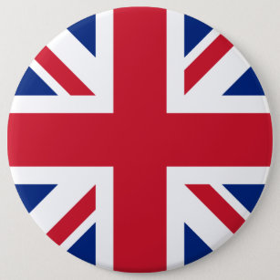 Chapa Redonda De 15 Cm Bandera nacional de Union Jack del Reino Unido Ing