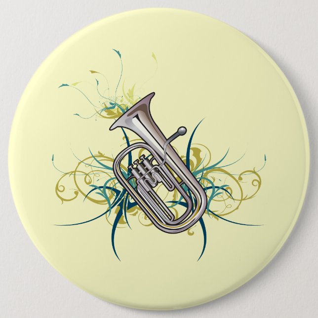 Chapa Redonda De 15 Cm Baritone (Anverso)