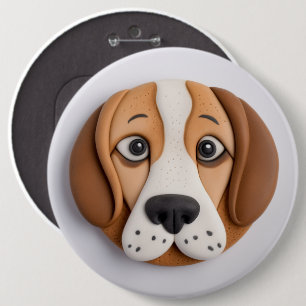 Chapa Redonda De 15 Cm Beagle, una deliciosa galleta inspirada