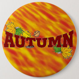 Chapa Redonda De 15 Cm Belleza de otoño -