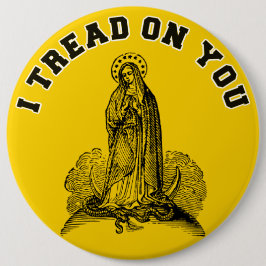 Chapa Redonda De 15 Cm Bendita Virgen Madre María Católica Religiosa