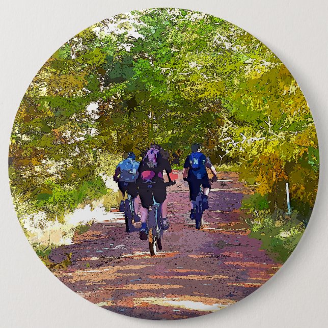 CHAPA REDONDA DE 15 CM BICICLETA DE MONTAÑA (Anverso)